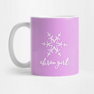 akron snow girl Mug